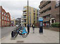 Cycle docking station, Webber Street