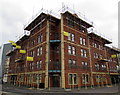 Scaffolding on Harding House, Swindon