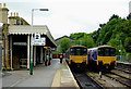 SK0573 : Buxton Station in Derbyshire by Roger  Kidd