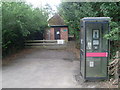 SU4498 : Telephone Box and Exchange, Frilford Heath by David Hillas