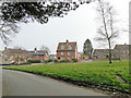 Houses on the slope in Glemsford