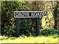 TM2080 : Grove Road sign by Geographer