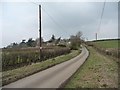 Green Lane heading north past Healthwaite Hall