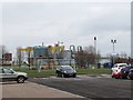 The Tennants Textile Colours factory viewed from Ormeau Park