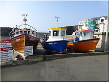 C8138 : Boats beside Portstewart Harbour by Kenneth  Allen