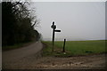 Finger post at Jenny Firkin Wood