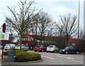 M6:  Trees at Sanbach service station