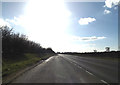 TM2281 : A143 Bungay Road & Layby by Geographer