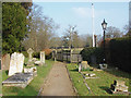 TQ0656 : All Saints churchyard by Alan Hunt