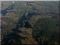 Kirklee Green reservoir from the air