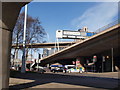 Kingston Bridge off-ramp and Anderston train station