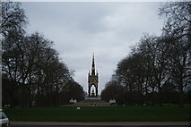 TQ2679 : View of the Royal Albert Memorial from West Carriage Drive by Robert Lamb