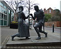 Statue of Robin Hood and Maid Marion, Edwinstowe