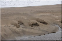 HP6514 : Sculpted sand on Norwick beach by Mike Pennington