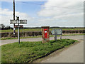 Victorian postbox and cycle route indicator signs