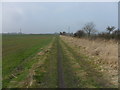 Bridleway crossing Holystone Farm