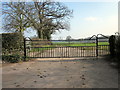 SJ4845 : Entrance to Manor Farm, Wychough by Jeff Buck