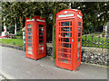 Two Telephone Boxes on Broad Street