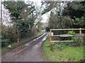 Footpath at Panfield Farm