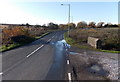 B4280 bridge over a brook near Brynteg, Heol-y-cyw