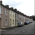 Houses on the east side of Gwyther Street, Pembroke Dock