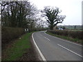 A bend in Rufford Lane