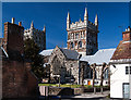 SZ0099 : Wimborne Minster by Mike Searle