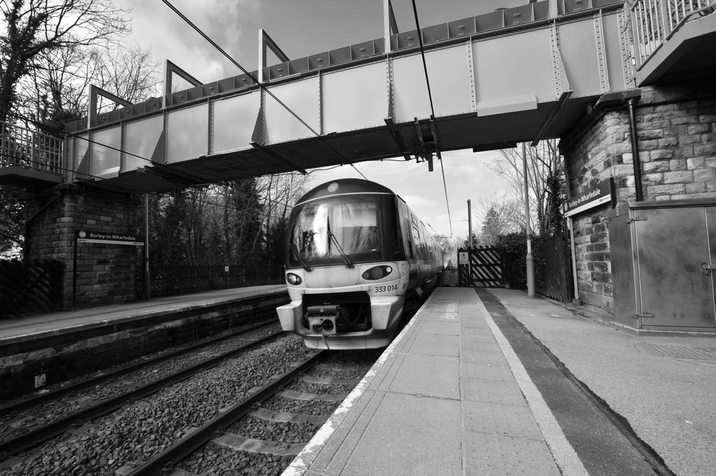 Train At Burley Station © John Winder :: Geograph Britain And Ireland