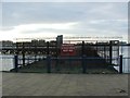 TQ4479 : Disused Pier, Gallions Reach, River Thames by Chris Whippet