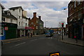 View down Acton High Street from the Gunnersbury Lane junction