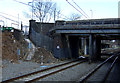 Railway heading north into Longbridge Railway Station