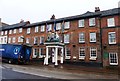 Tonbridge High Street with front of Rose & Crown Hotel