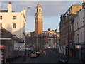 Bournemouth: approaching the Lansdowne by bus