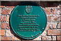 No. 2 (of 12) the Green Plaques of Wimborne - the old Free Grammar School