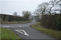 TG1306 : Market Lane, Hall Rd junction by N Chadwick