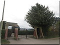 Entrance to the burial ground west of Rossington