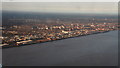 Hull, and Humber North Bank from above the river near New Holland: aerial 2015