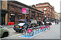 NS5965 : Nextbike Glasgow cycle hire point: Merchant Square by Thomas Nugent