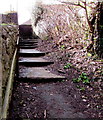 Steps up to Ty-Nant Road, Morganstown, Cardiff