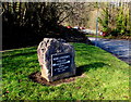 Morganstown Village Millennium Stone, Cardiff