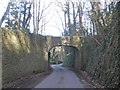 Farm overbridge on Pit Hill