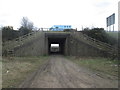 Motorway underpass at Potteric Carr