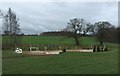 Stafford Horse Trials: Water obstacle on the cross-country course