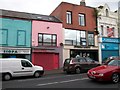 Shops with Gaelic names on the Falls Road/Bothar na bhFal