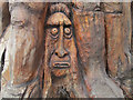 TQ3475 : Tree sculpture, Peckham Rye by Stephen Craven