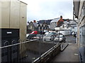 View from the entrance to the swimming pool, Llanrwst