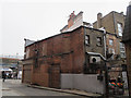 Beehive Place, Brixton: back of a brewery