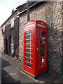 Maiden Newton: telephone box in Church Road