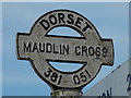 Laymore: detail of Maudlin Cross signpost