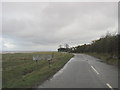 Tidal depth sign on lane north of Glasson